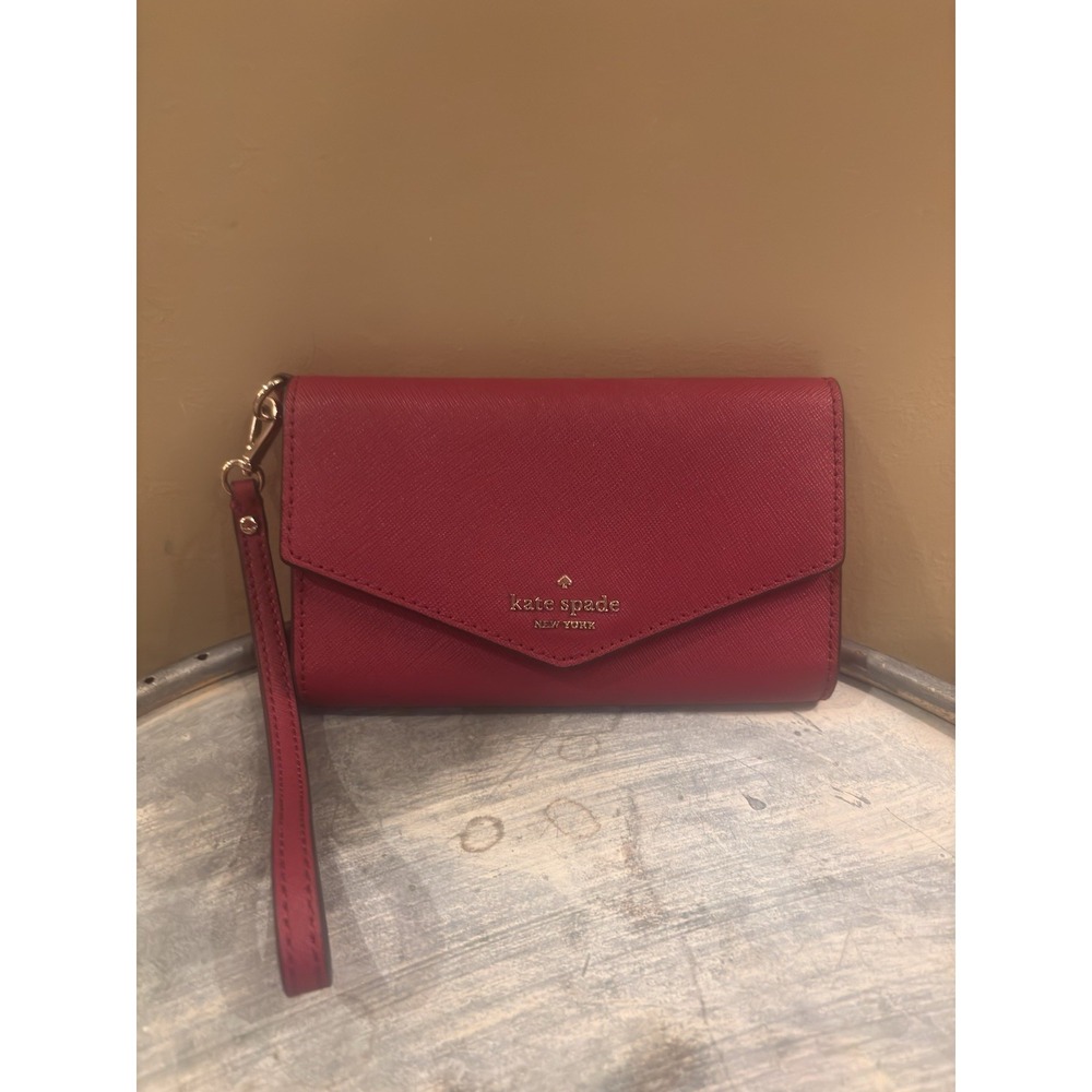 Kate Spade New York Laurel Way Greer Crossbody Shoulder Bag Cherry Red